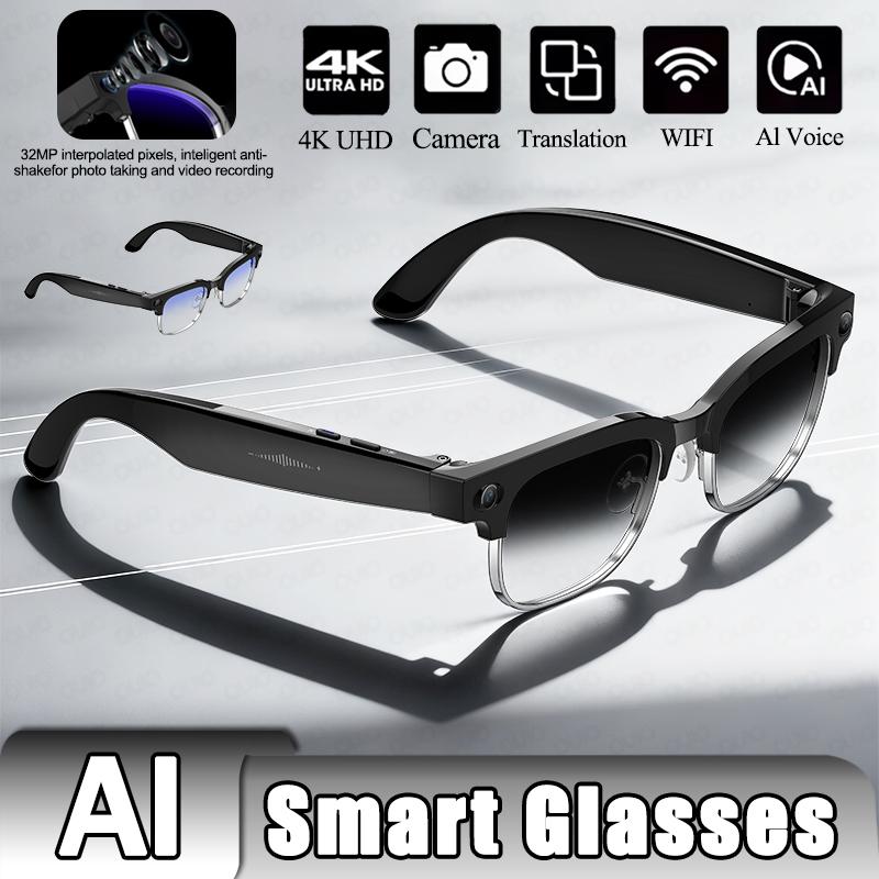 The Future of Technology: Exploring New 800W 4K UHD Camera Smart AI Glasses Recording Videos Photo Recognition Al Voice Translation 290mAh Bluetooth Smart Glasses's Innovations