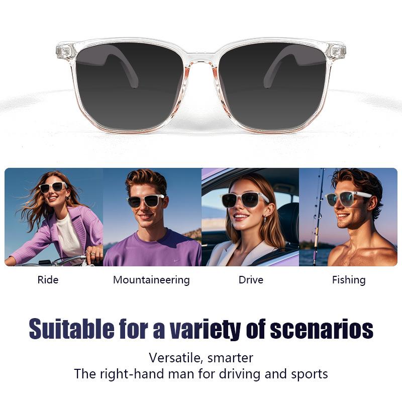 Smart glasses with Bluetooth connectivity, sunglasses, headphones, UV400 polarized blue light blocking lenses—perfect for driving, hands-free calling, music, and photography. vs Competitors: Which One Should You Choose?