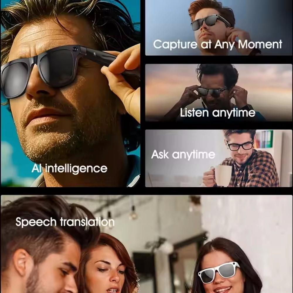 The Ultimate Guide to 1080P AI Smart Glasses GPT 100mp Multifunctional Camera Chat Bluetooth Call Voice Assistant Music Player Smart Translation: Everything You Need to Know