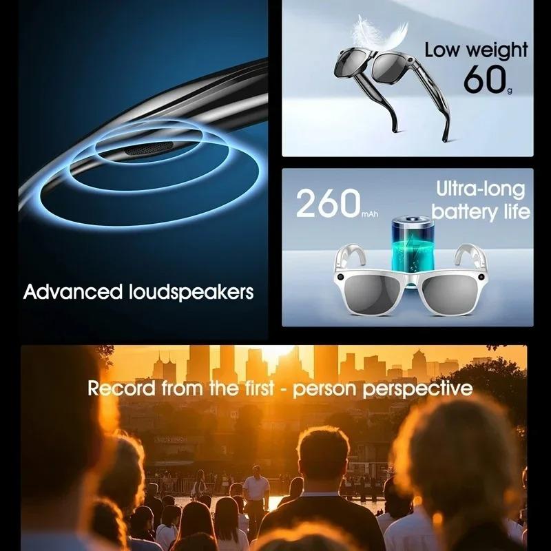 The Future of Technology: Exploring 6K HD AI Smart Glasses Photochromic Multifunction Bluetooth Calling Voice Assistant Music Player Translate Camera 2026's Innovations
