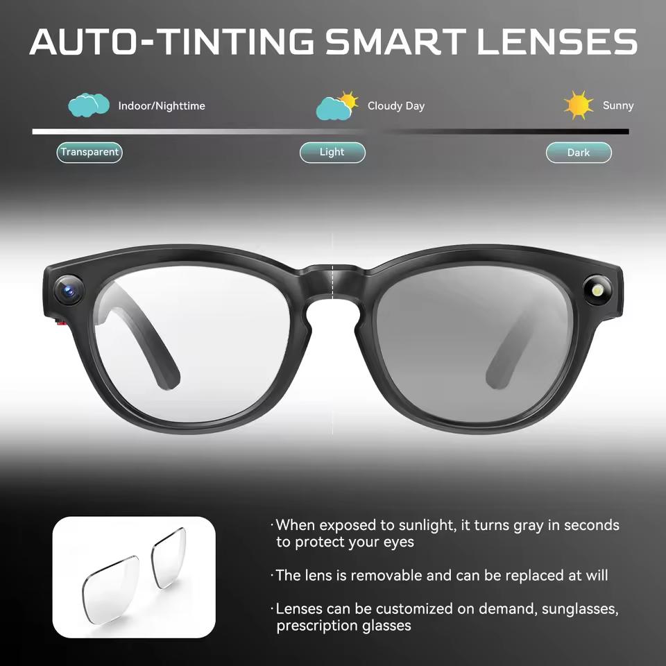 AI Smart Glasses 2026 with 4K HD Camera, Multi-Functional Color Changing, Bluetooth Connectivity, HD Voice Calls, Music Player, and Translation Support – Model W611 vs Competitors: Which One Should You Choose?