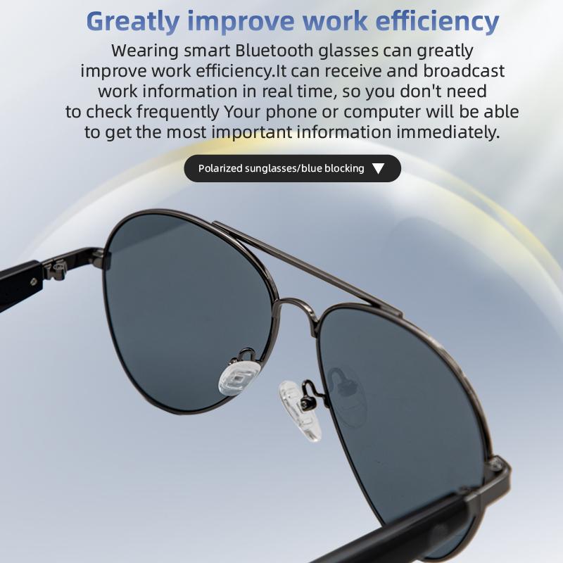 Ai Glasses Bluetooth Sunglasses Smartglasses Bluetooth Connected Bezel Language Translators Lenses Translation