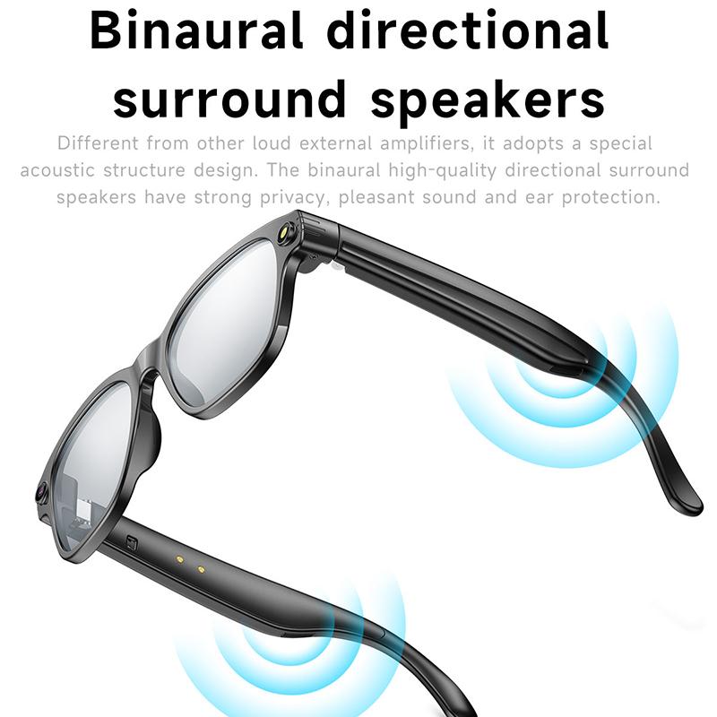 Smart Bluetooth Glasses with 8MP Camera, Anti-Shake Technology, HD Video Recording at 1200P, Music Playback, Voice Calling, Prescription Lenses, AI Interpretation vs Competitors: Which One Should You Choose?
