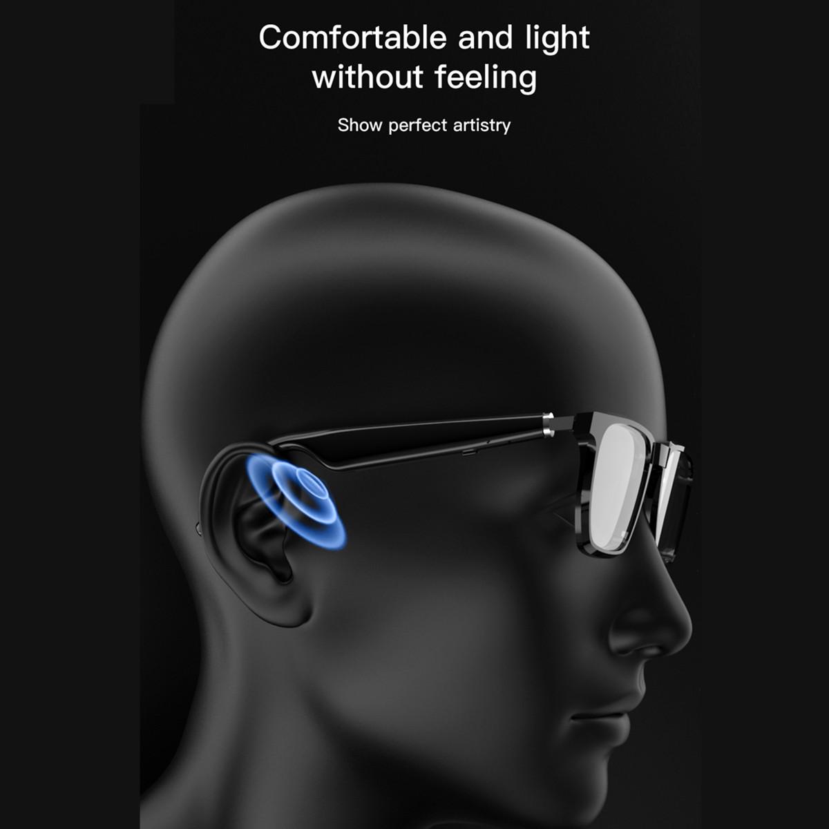 AI Smart Translate Eyeglasses Receive Call Voice Assistatn Listen Songs Anti Blue Light Noise Canceling Smart Glasses for Man