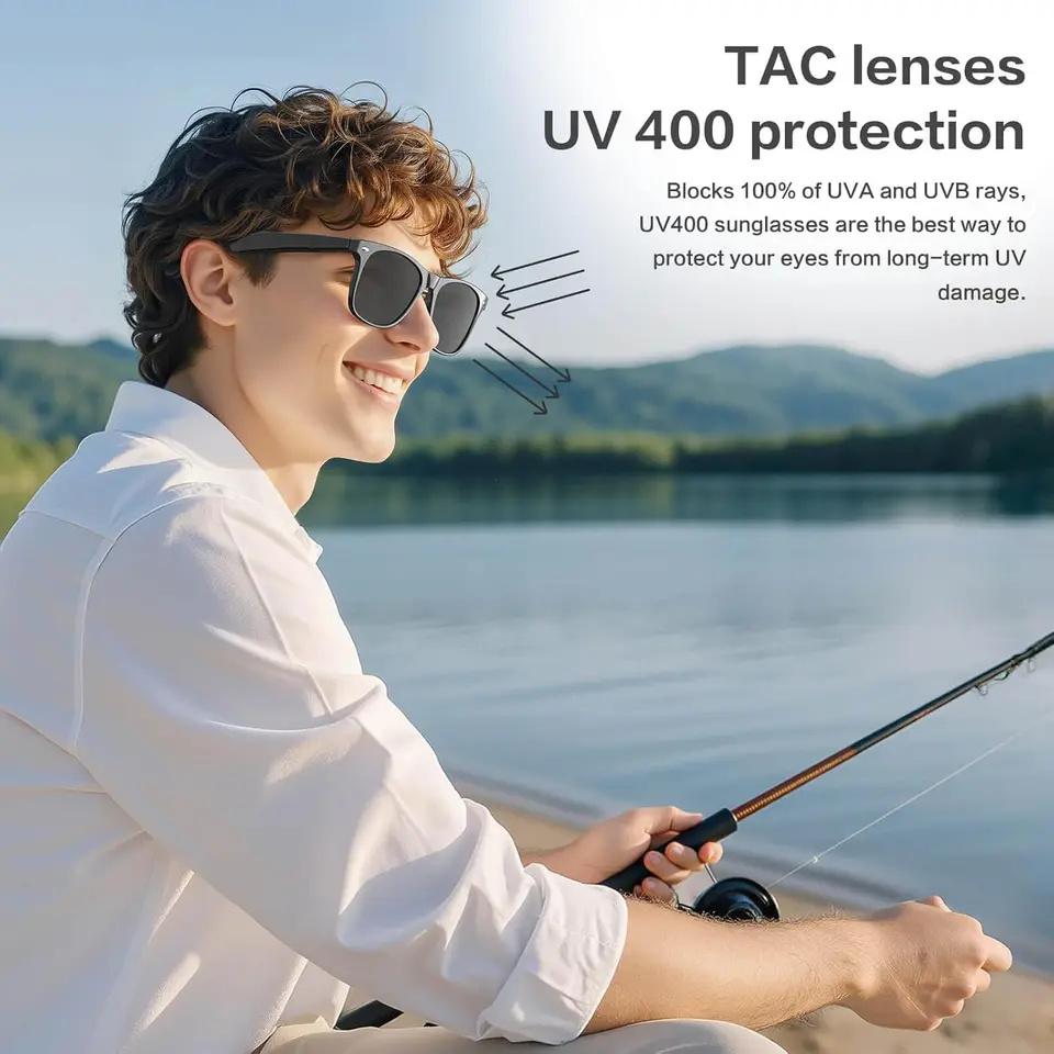 2025 New 8K HD Smart Glasses Photochromic Bluetooth Call Video Recording Voice Assistant Music Player Translate Camera Glasses