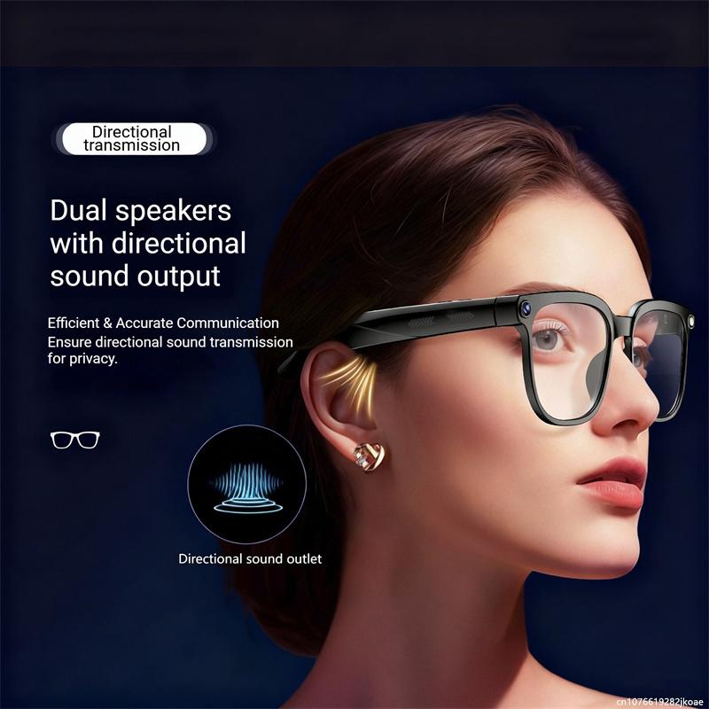 Discover the Revolutionary Features of Smart Glasses 8 Million Camera AI Real Time Translation Eyewear Bluetooth Sunglasses Shoot Audio Call Video Player M02S 290mAh