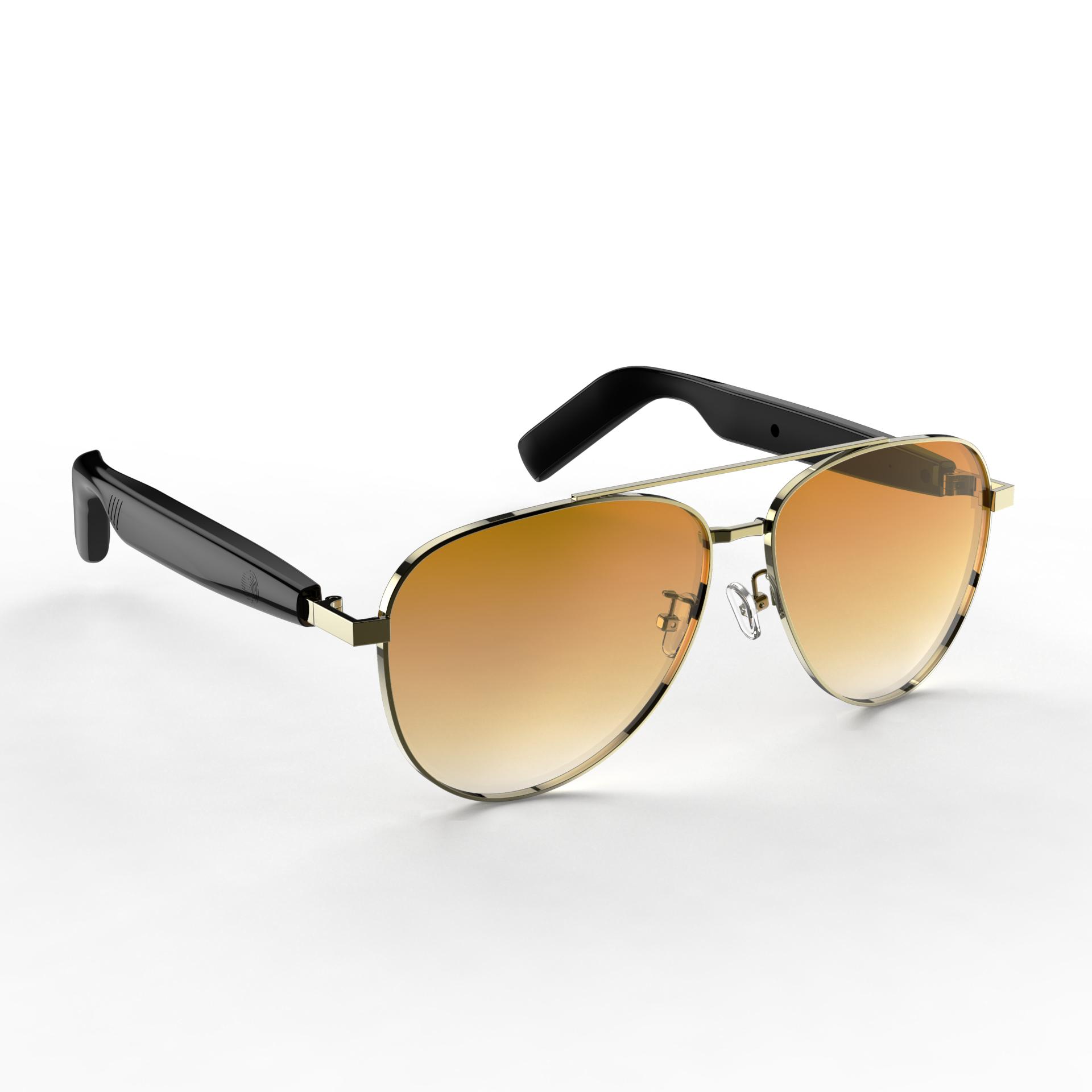 SG-13Pro Hands-Free Calling Tea Brown Wireless Glasses with Speaker & Mic Comfort Fit Stylish Design Audio Bluetooth Glasses