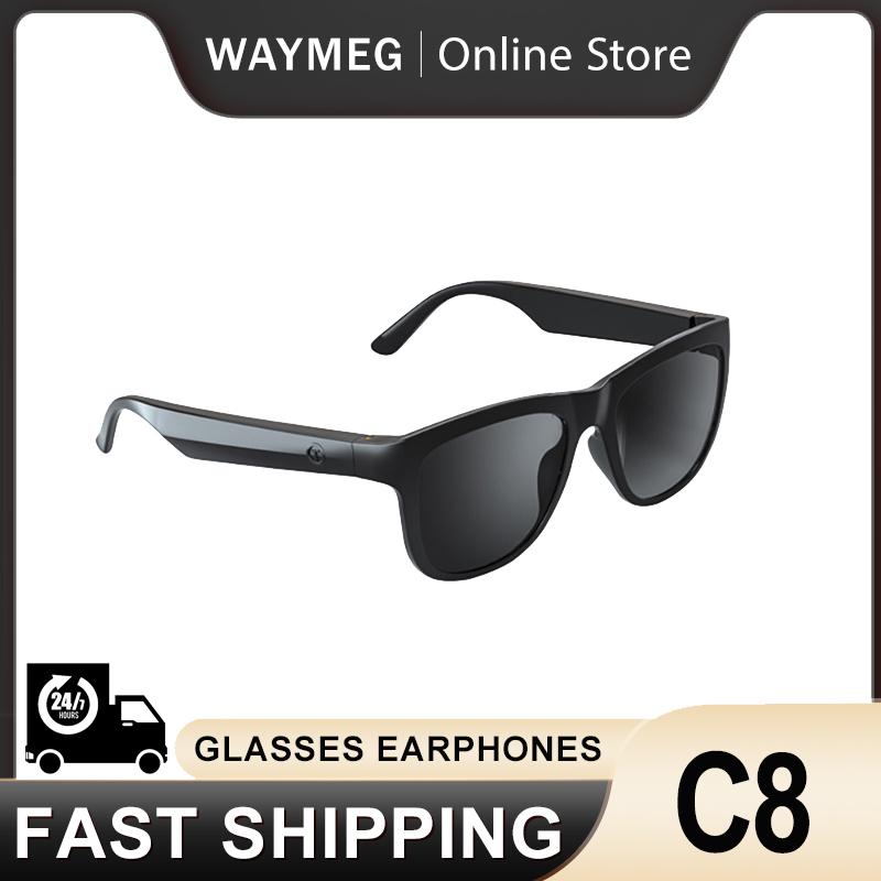 Original Lecoo C8 Glasses Earphones Wireless Bluetooth 5.0 Outdoor Sport Headphones HiFi Stereo HD Mic Call Headset Long Standby