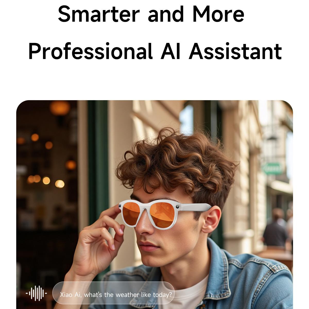 2025 AI Smart Glasses New Interaction With Camera Photo Video Record Translation Music Smart Sunglasses Bluetooth Call Headphone
