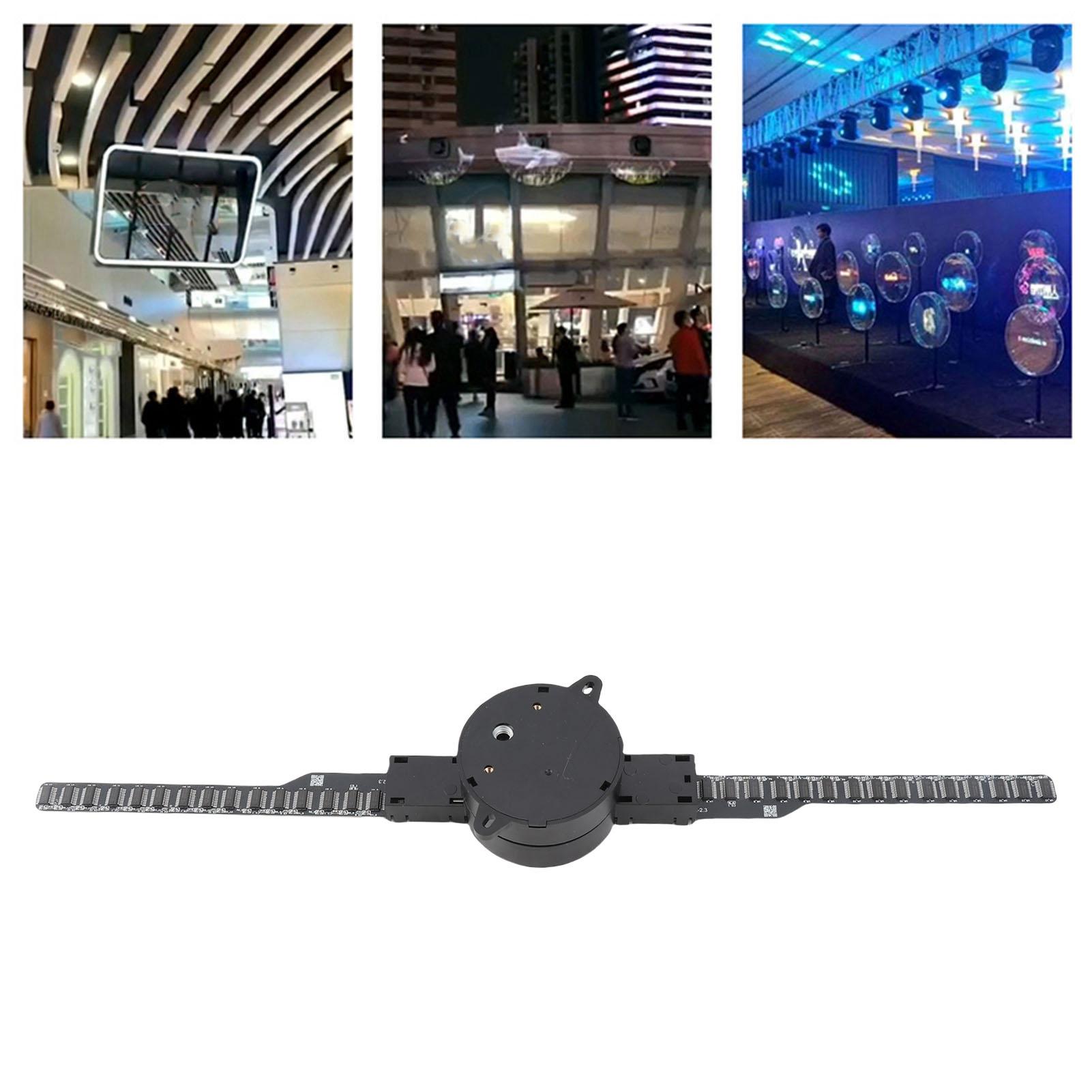 42 cm3D holographic fan advertising machine holographic projection WiFi projector with 224 LED lamp beads 3D advertising player Adapter Adjustable Audio Card Wireless Connection Phone - Image 4