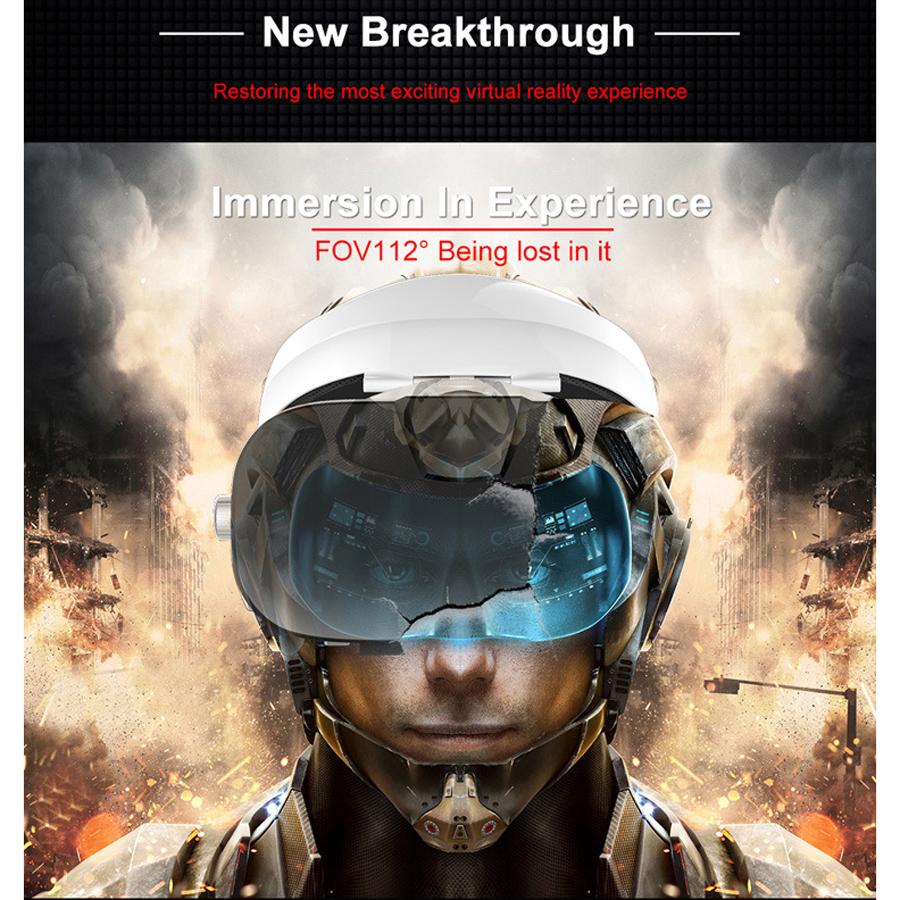 3D VR Glasses Virtual Reality Headset Phone Viar Device Helmet Lenses Goggles Smart Smartphones Headphone Controller Mobile Game