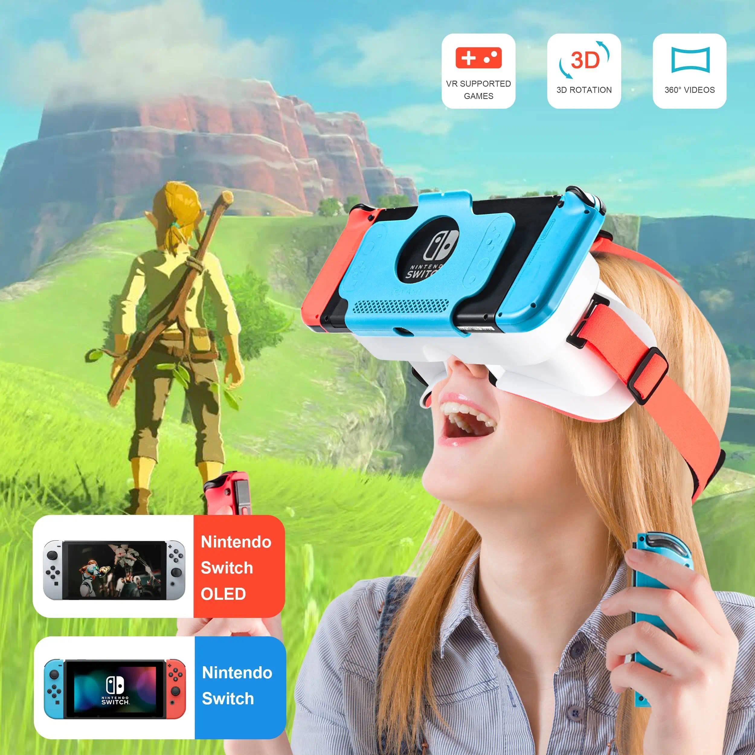 The Future of Technology: Exploring VR Glasses, Compatible with Nintendo Switch OLED, 3D Glasses, Virtual Reality, Movie Viewer for Switch Game Headset, Adjustable Large Lenses, VR Glasses's Innovations