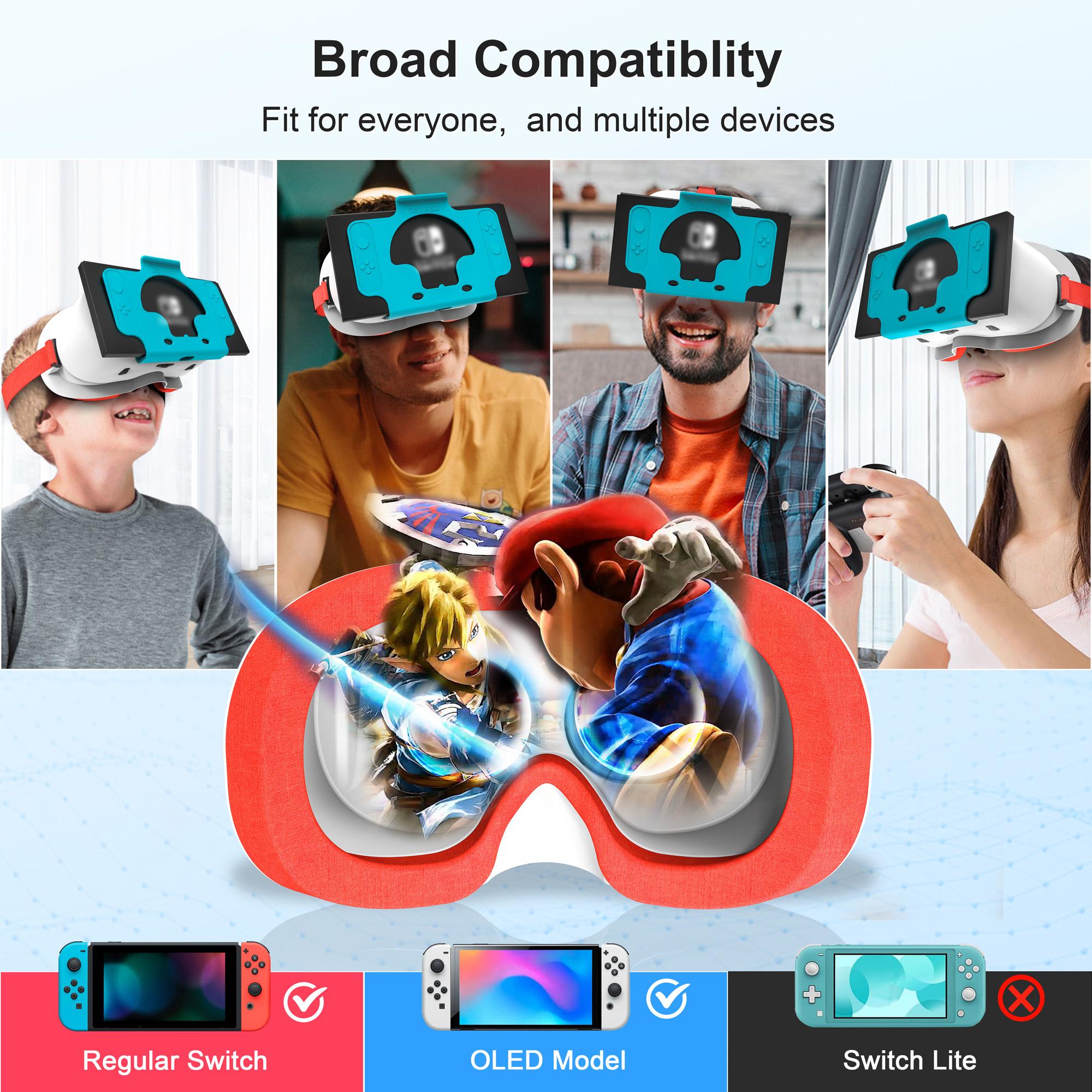How VR Glasses for Nintendo Switch OLED 3D Glasses Virtual Reality Movies for Switch Game Headset Adjustable Big Lens VR Glasses Can Transform Your Daily Routine