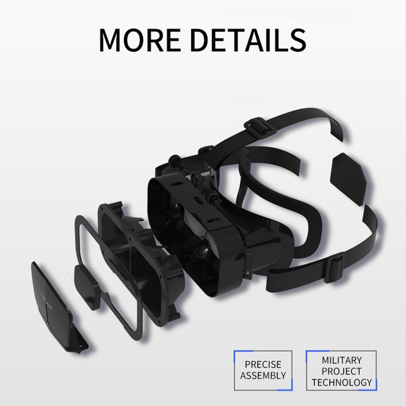 VR Glasses Virtual Reality Headset Viar Devices Helmet 3D Lenses Smart Goggles For Smartphones Phone Mobile Gogle Game Accessory